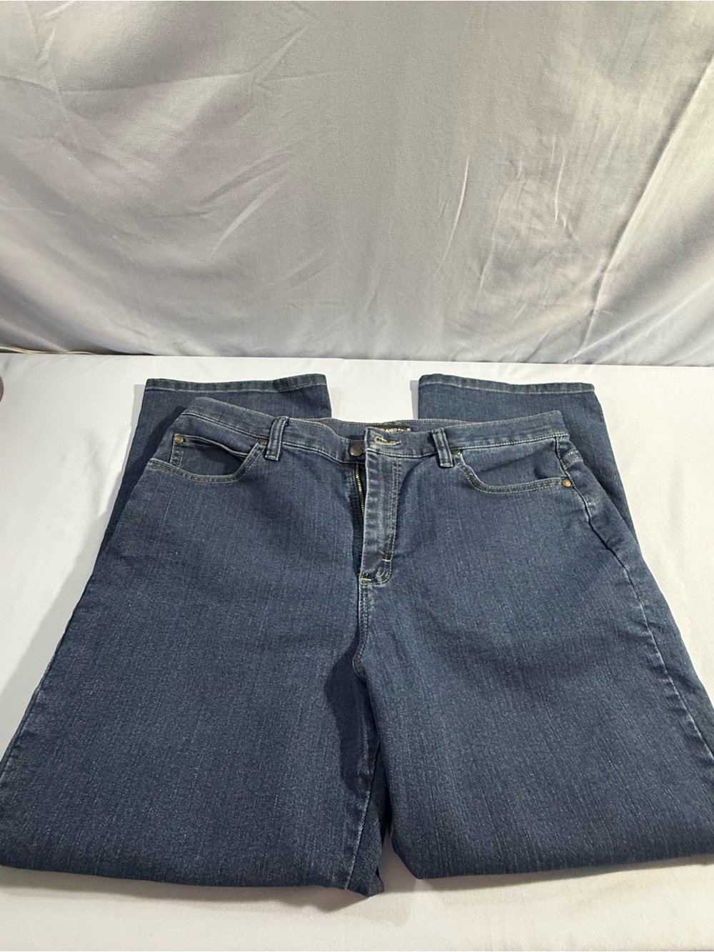 Lee Women's Straight Leg Jeans in Dark Blue Denim